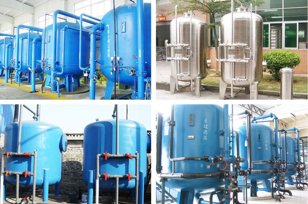 304 Stainless Steel Activated Carbon Filter Sewage Treatment Equipment Industrial 2T/H