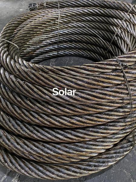 6 Feet Wire Rope Sling High Durability and 6x19 Construction for Heavy-Duty