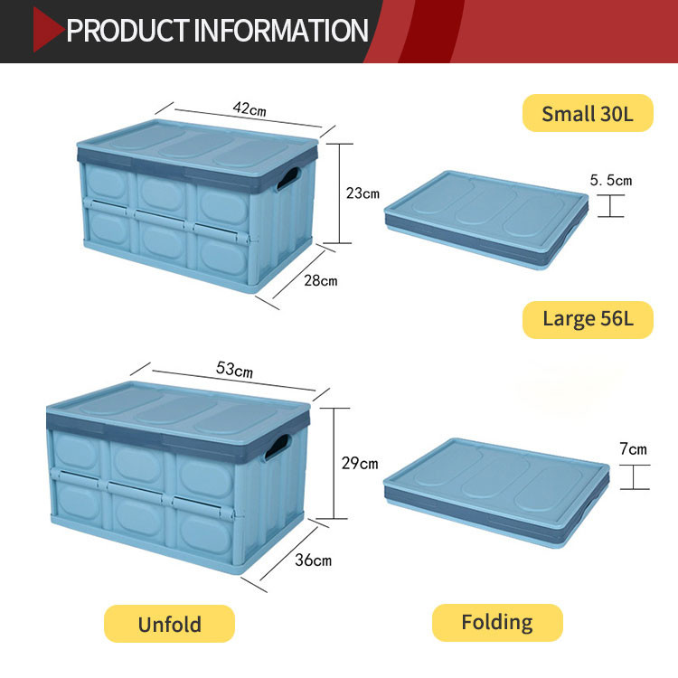 56L Cloth Durable Cube Household Storage Containers For Sundries Dustproof Portable