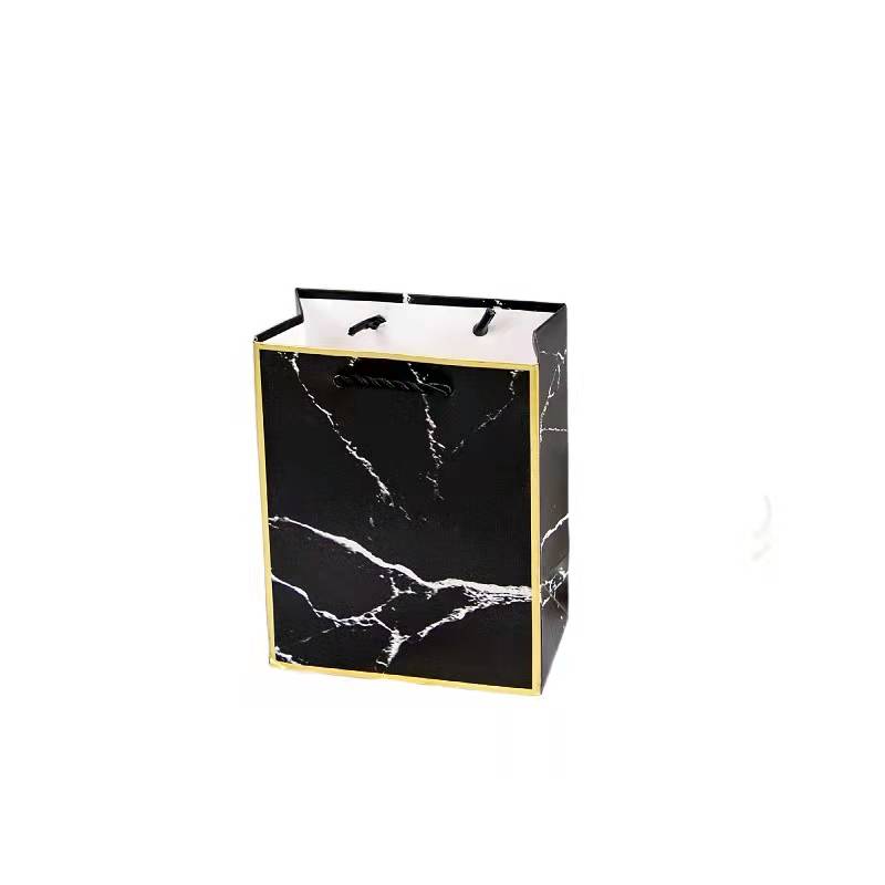 Coated Paper Custom Printed Gift Bags With Handle Offset printing