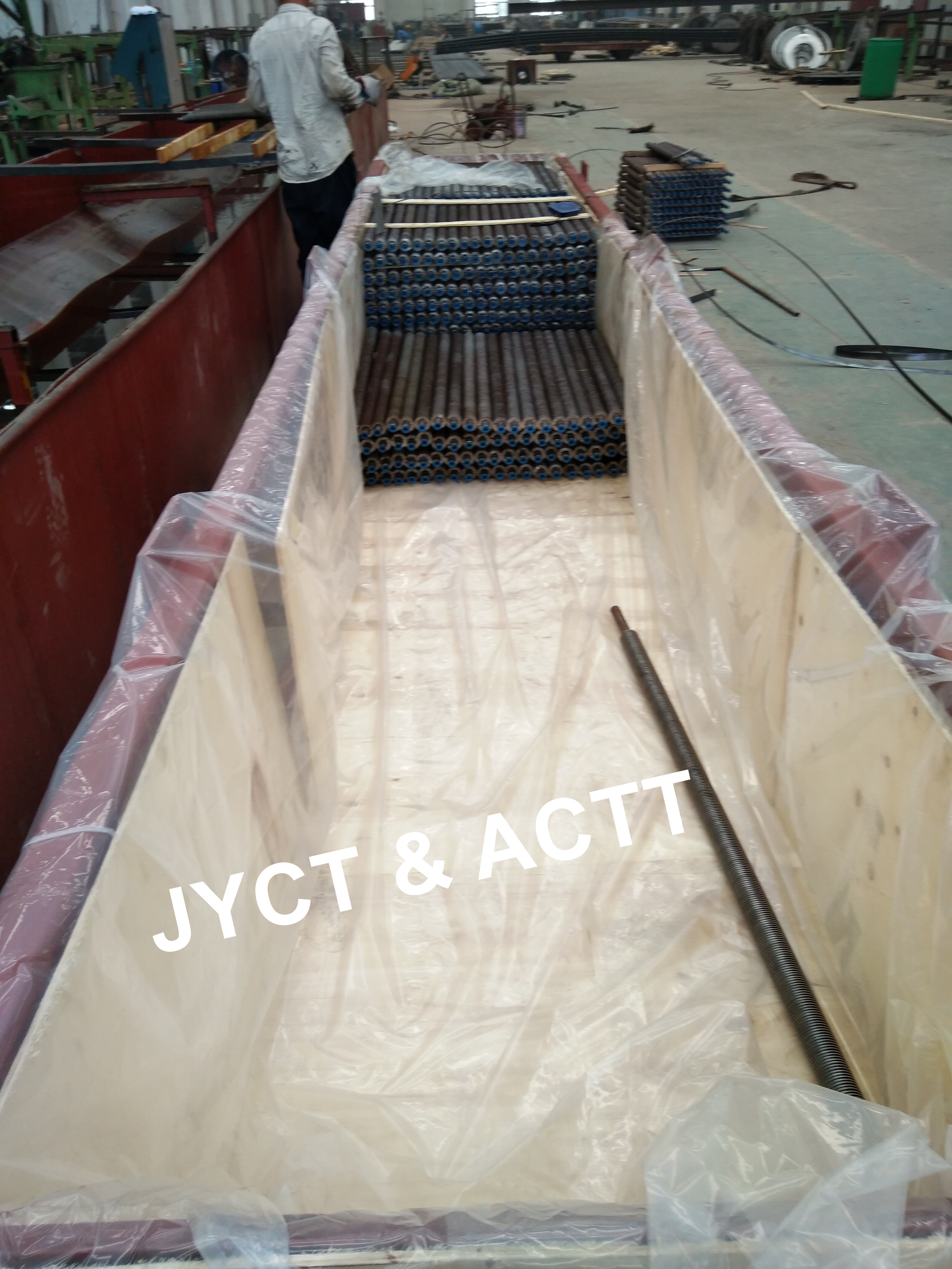 High Strength Boiler Fin Tube , Carbon Steel Helical HF Welded Fin Tubes