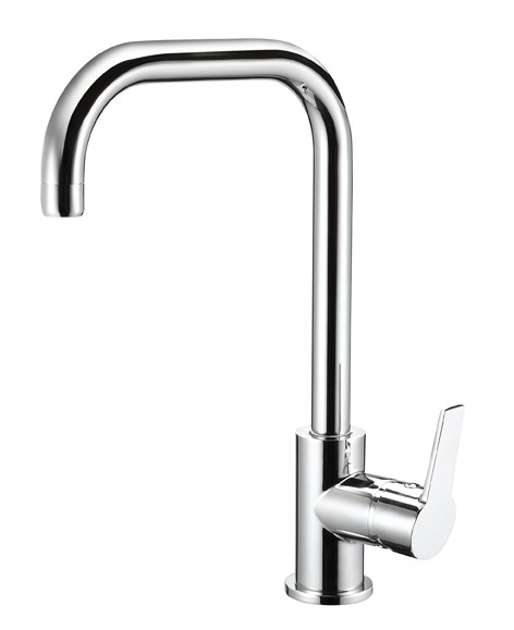 Rotatable Deck Mounted Kitchen Mixer Taps Single Hole Single Handle Kitchen Faucet