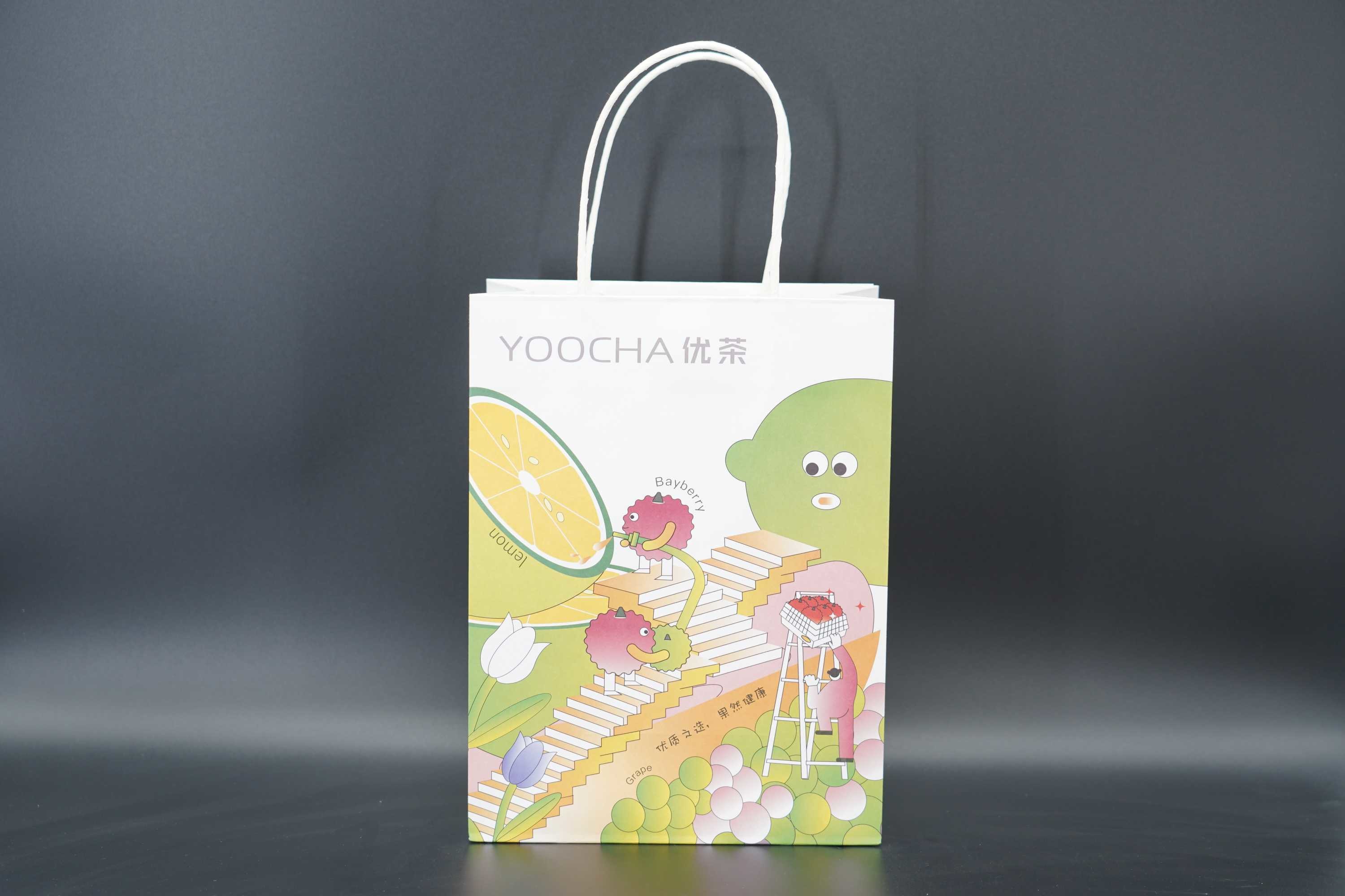 Versatile Personalized Paper Bags Eco Friendly Large Kraft Bags Recyclable