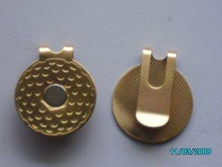 Iron / Brass 1.2mm - 3.0mm Antique gold Hat Clip Ball Markers