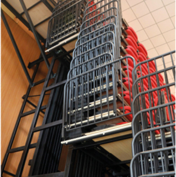Semi Automatic Telescopic Bleacher Seating
