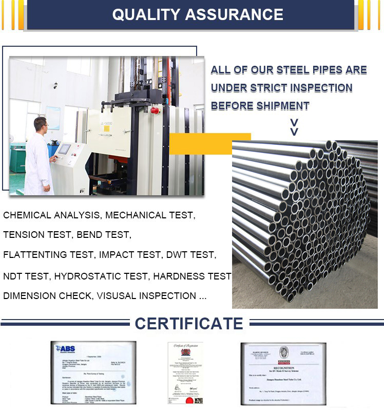 ASTM A249 Oem Circular Hollow Welded Stainless Steel Pipe Aisi 316 316l