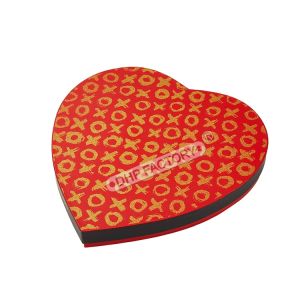 China Chocolate Gift Box Luxury High End Valentine Heart Shape Truffle Packaging With Dividers on sale
