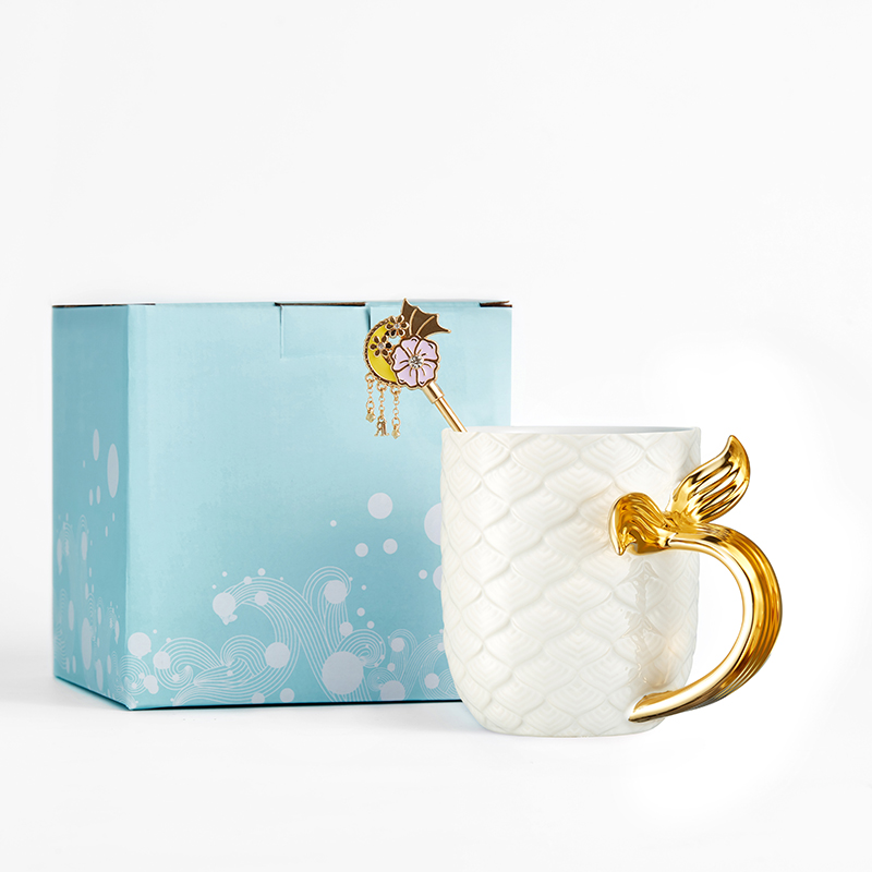 Coffee Mug With Gold Handle Rough Clay Coffee Mug White Ceramic Mug Tazas