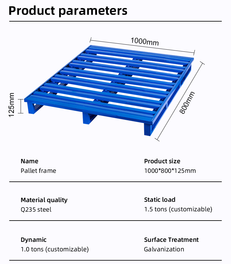 Foldable Steel Pallet Mesh Box Pallet Industrial Stackable Metal Wire Mesh Pallet Cage