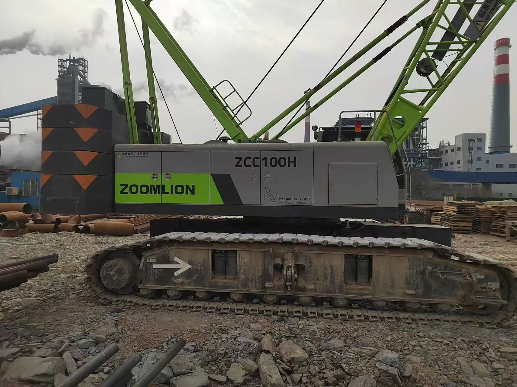 2021 ZOOMLION ZCC1000V Crawler Crane 100 Tons For Utility Road And Bridge Applications