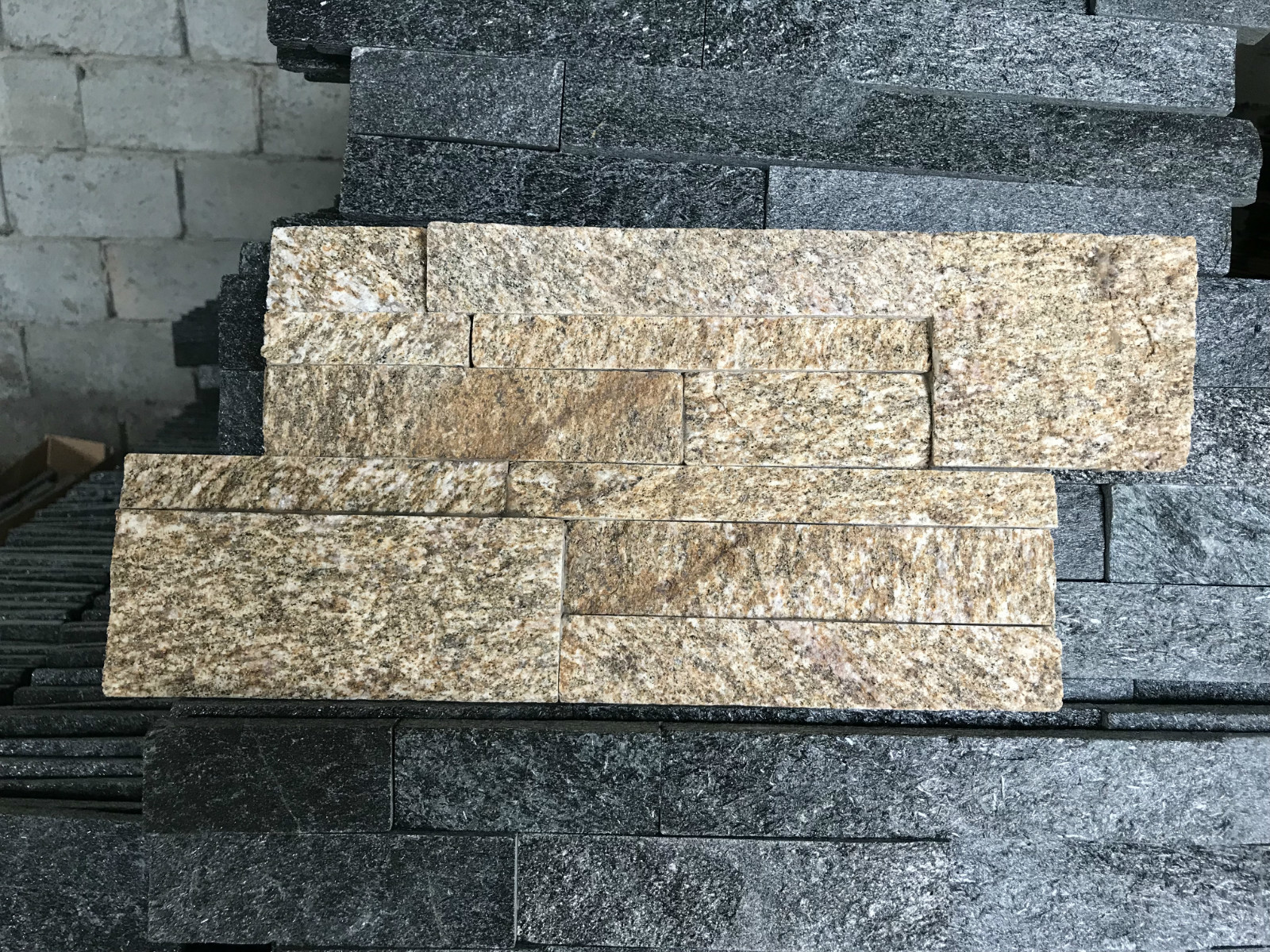 Tiger Skin Sawn Cut 600 X 150mm Thin Granite Veneer Panels
