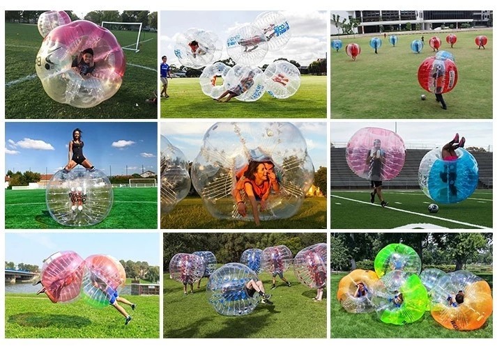 PVC TPU Human Body Ball Inflatable Soccer Bumper Ball For Adults And Kids
