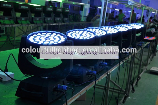 Two years warranty Zoom 36X10W LED Moving Head Wash (3)