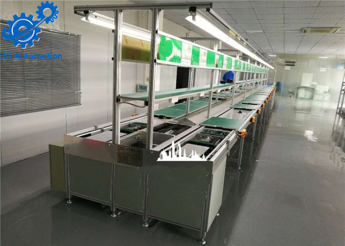 Big Size LCD Assembly Line Single Stage With Triple Speed Chain Conveys System