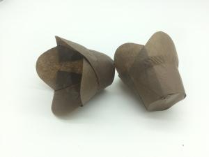  Brown Lotus Tulip Paper Baking Cups , OEM Tulip Muffin Cups Customized Size Manufactures