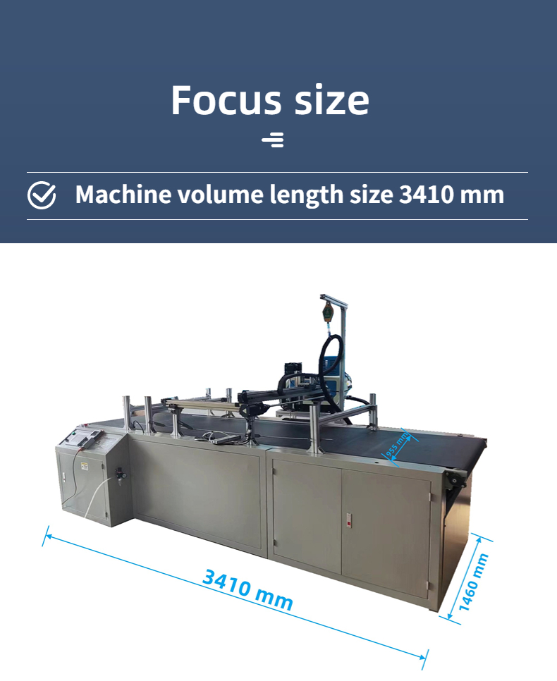 Air Pressure 0.5-0.8MPA Hot Melt Adhesive Spraying Machine for Carton Box Bottom Folding
