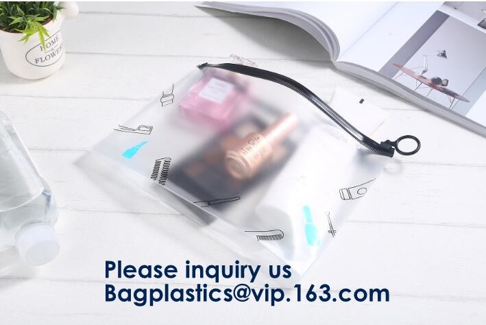 Frosted Plastic PVC Slider Zipper Bag,Pvc Food Grade Plastic PE Slider Zipper Bag For Frest Fruit Suit Packing Bagease
