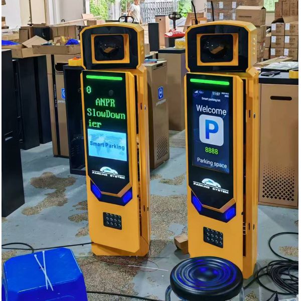 User-Friendly Automated Parking System with LCD Screen and Barcode Access