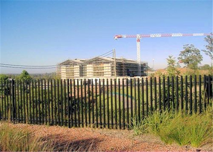 Galvanized 2.75 Width Steel Palisade Fencing W Section Security