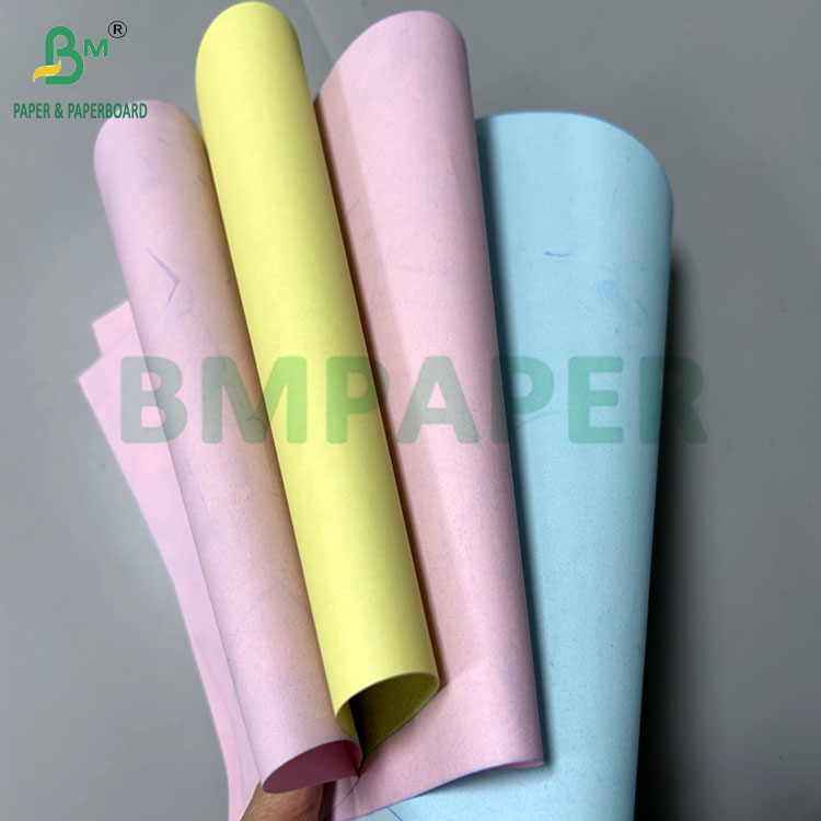 50gr 55gr 3 Part Printable Carbonless NCR Paper For Receipt 8.5 x 11inch 