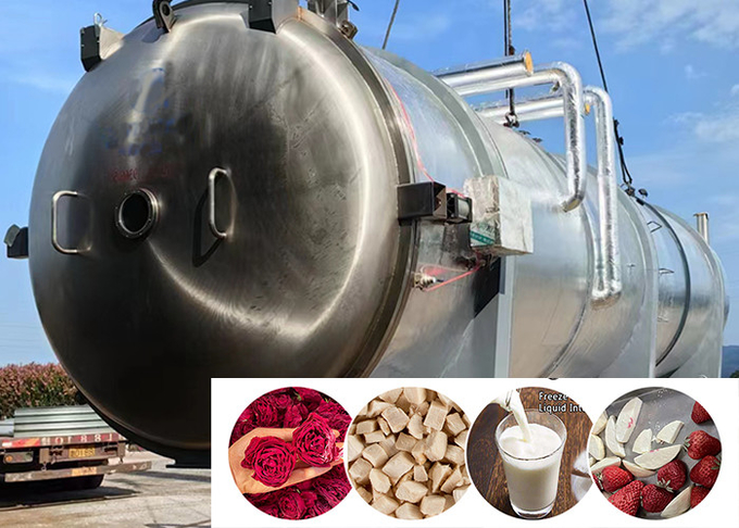 Medium Industrial Vacuum Freeze Drying Machine Food Vegetable