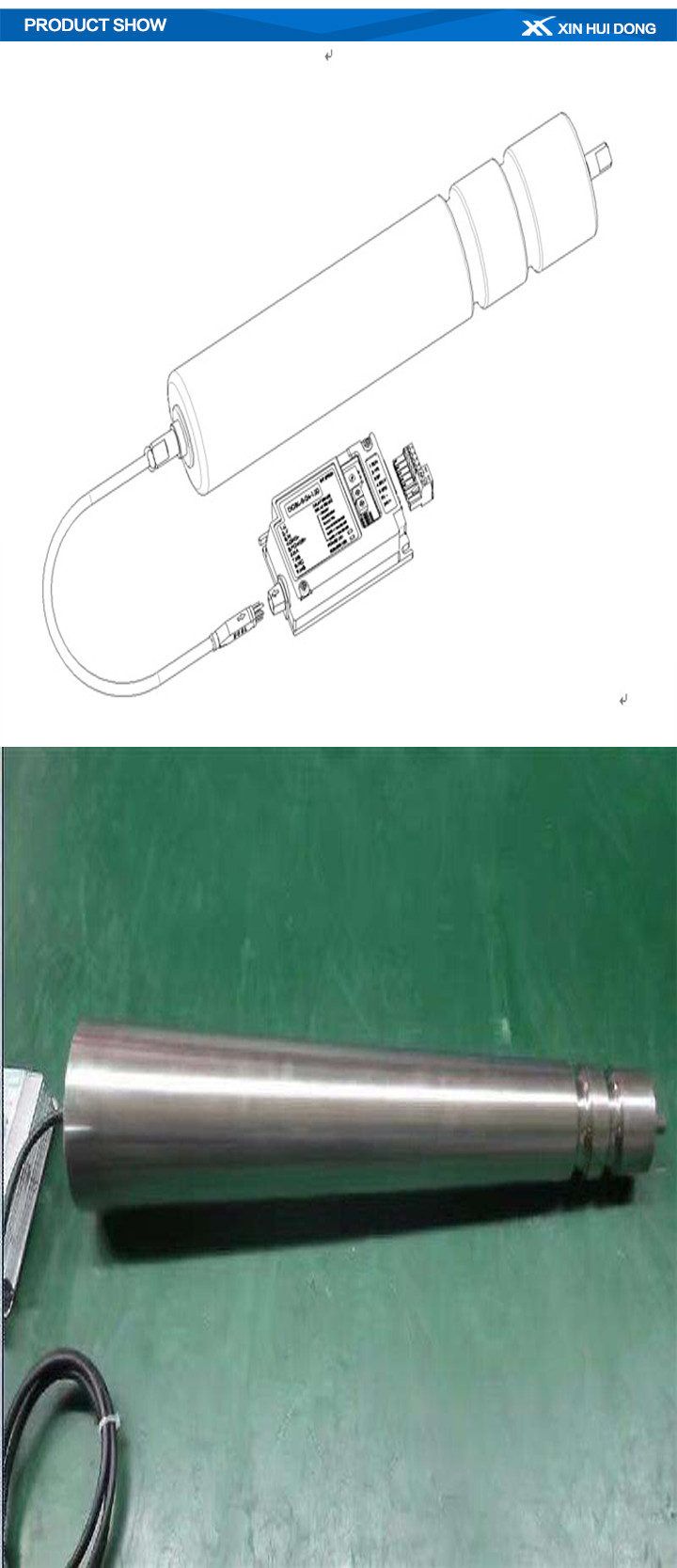 DC 24V Motor Conveyor Drum Rollers , Industrial Conveyor Rollers High Efficiency