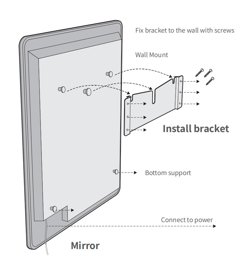 Hot Sale Magic Mirror Photobooth Bathroom Smart Mirror