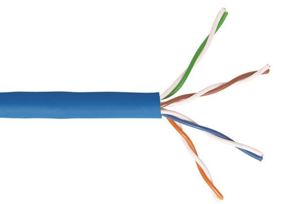 Category 5e UTP Copper Lan Cable 4 Pair Low Smoke Halogen Free Cable 305m/ Roll