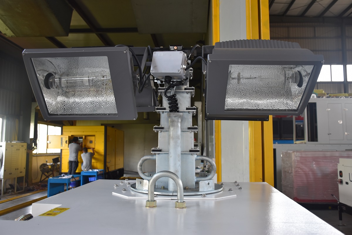 Diesel Fuel Mitsubishi Road Portable Generator Light Tower 9m Diesel Light Plant Generator 10kw