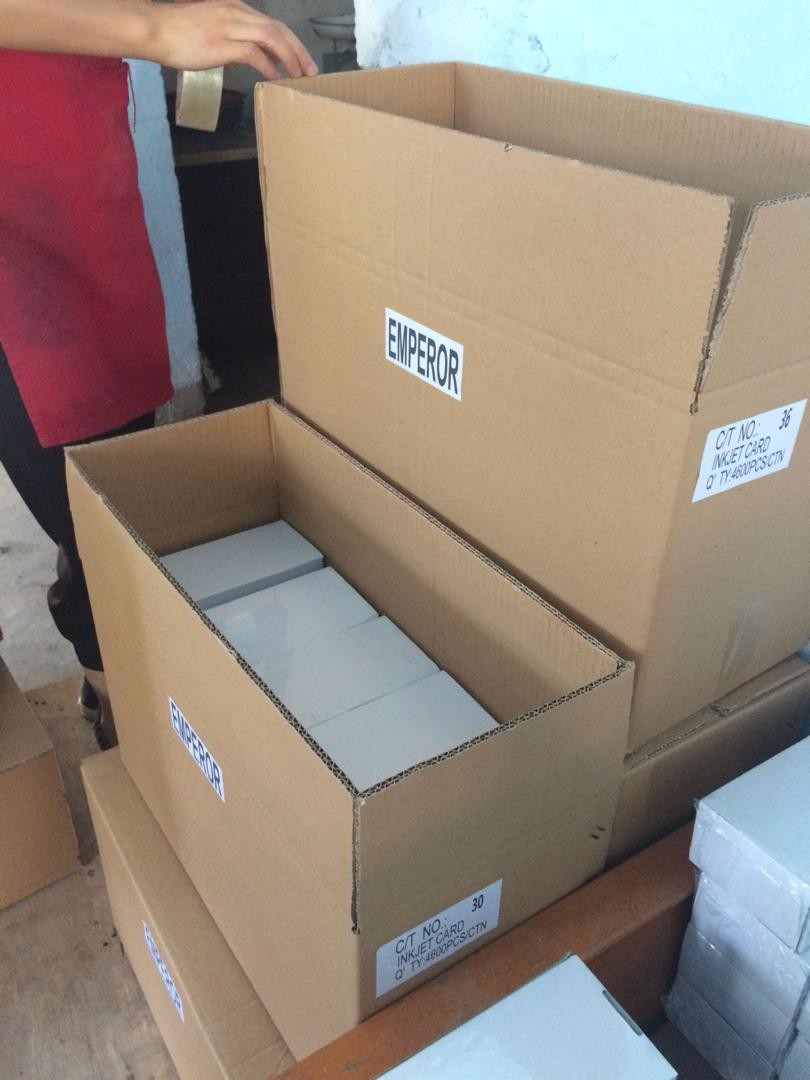 HIGH QUALITY WHITE BLANK PVC PRINTING ID INKJET CARD 0.45MM/450MIC 0.60MM/600MIC FOR Epson & Canon inkjet printer
