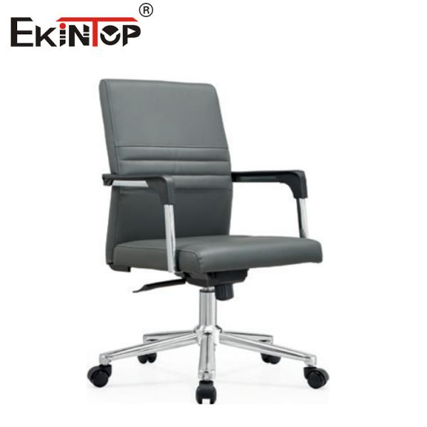 Quality Modern Mid Back Leather Office Chair With Wheels Customizable for sale