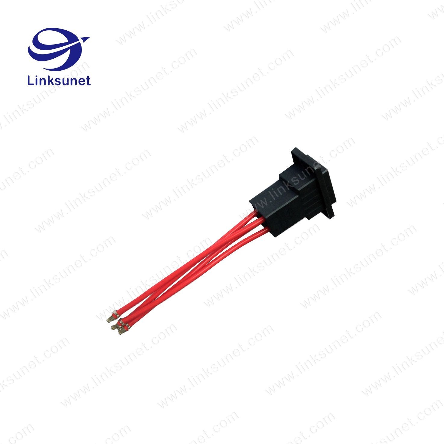 TYCO 1-917809-2 10.16mm 4PIN black connector wireharness for robot