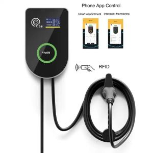  32A EV Charging Station OCPP 1.6 Smart Wallbox 22KW With Wifi 4G Communication Manufactures