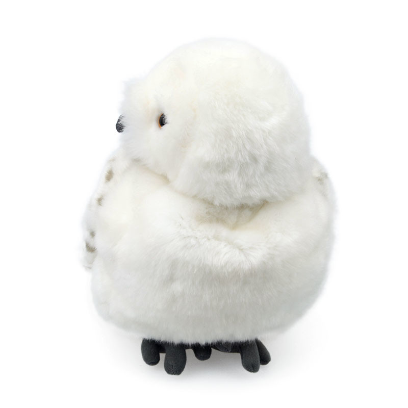 Head Rotatable White Feather Eagle Plush Toy 25cm