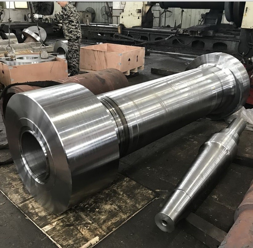 forging high quality sae4340 Sae8620 steel backup roller forged steel rotor shaft