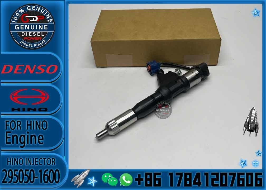 Common rail Injector 295050-1600 295050-1890 095000-5220 095000-5221 fuel injector for HION E13C 700 engine part injecto