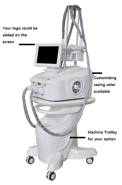 Anti - Puffiness Cryolipolysis Slimming Machine 2 Handles Cellulite Removal Machine
