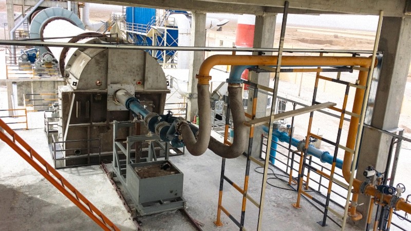 Horizontal Slaking Calcination 50TPD Rotary Lime Kiln