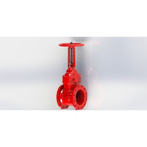 Epoxy Coated UL FM Gate Valve Resilient Seated Gate Valve For Fire Fighting