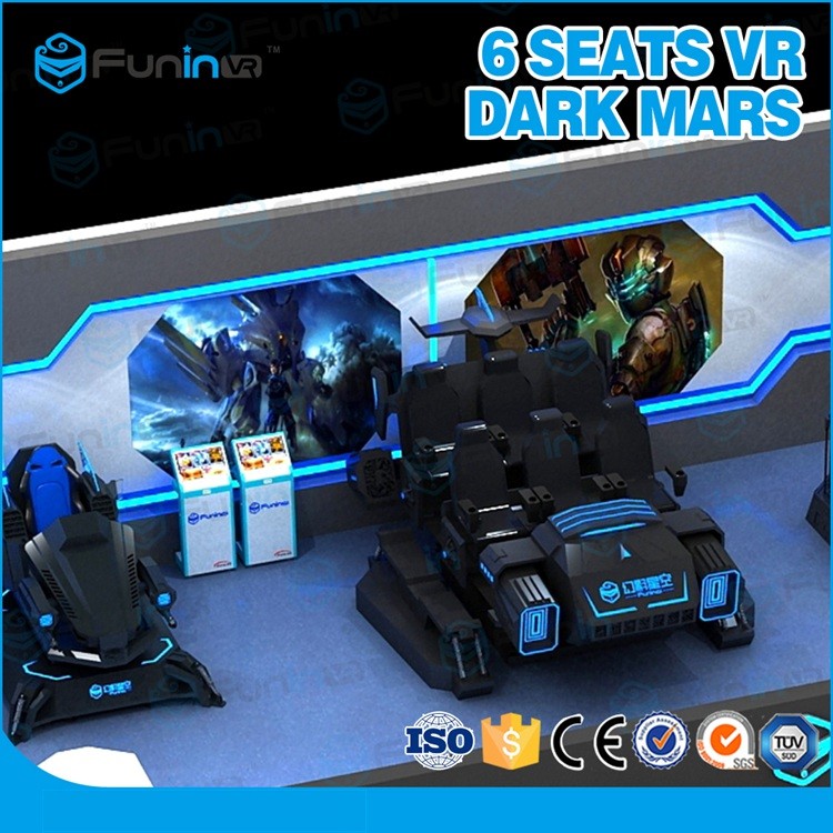 6 Seats 3.8KW Adventure Virtual Reality Game Machine / 9D Dynamic Vr Cinema