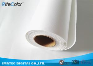  Fine Art Inkjet Canvas Printing / Plotters Printing 260gsm Matte Polyester Fabric Roll Manufactures