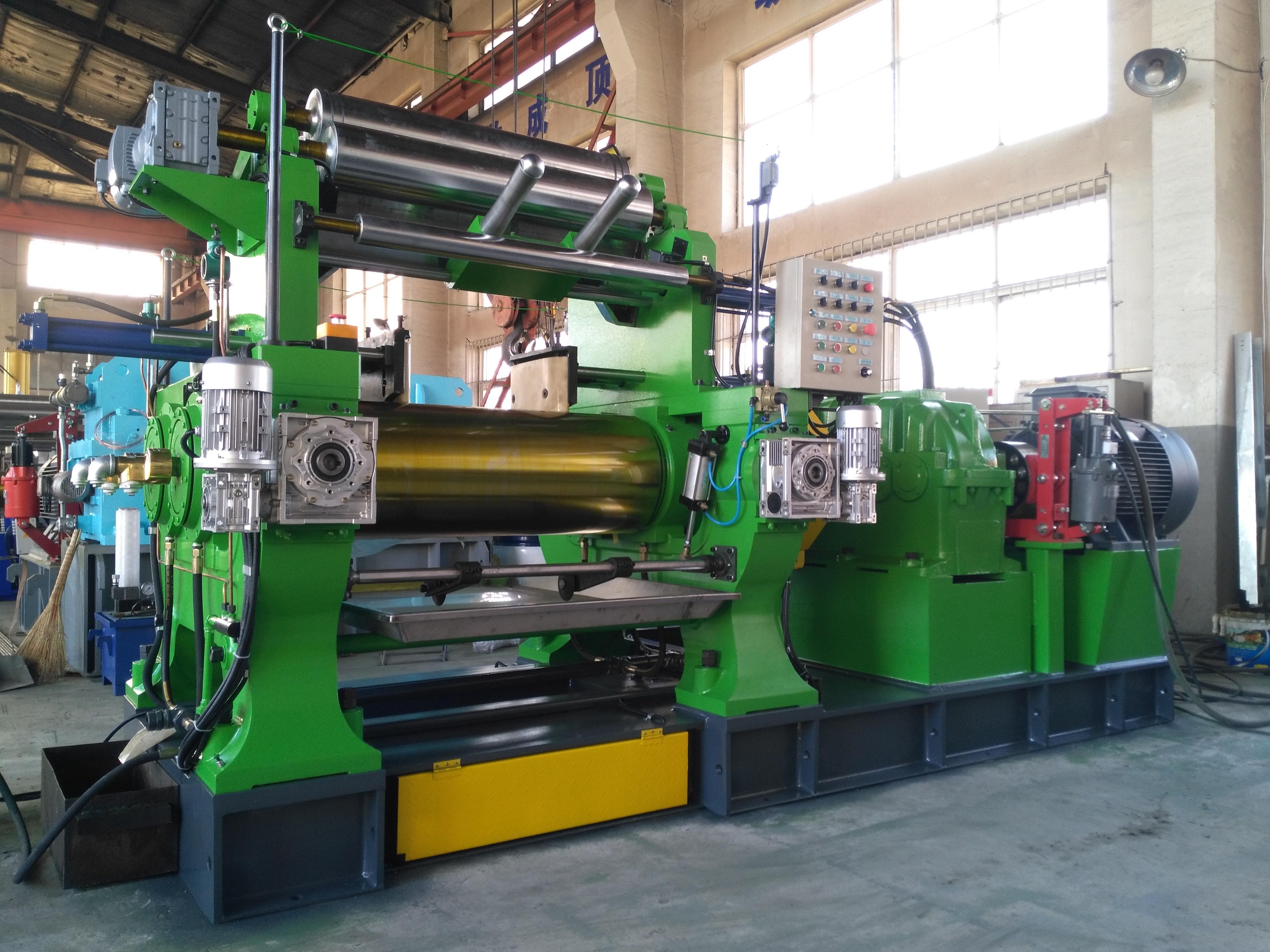 Dia 550mm Two Roll Rubber Mill Machine 3 Phase AC380V XK-550B