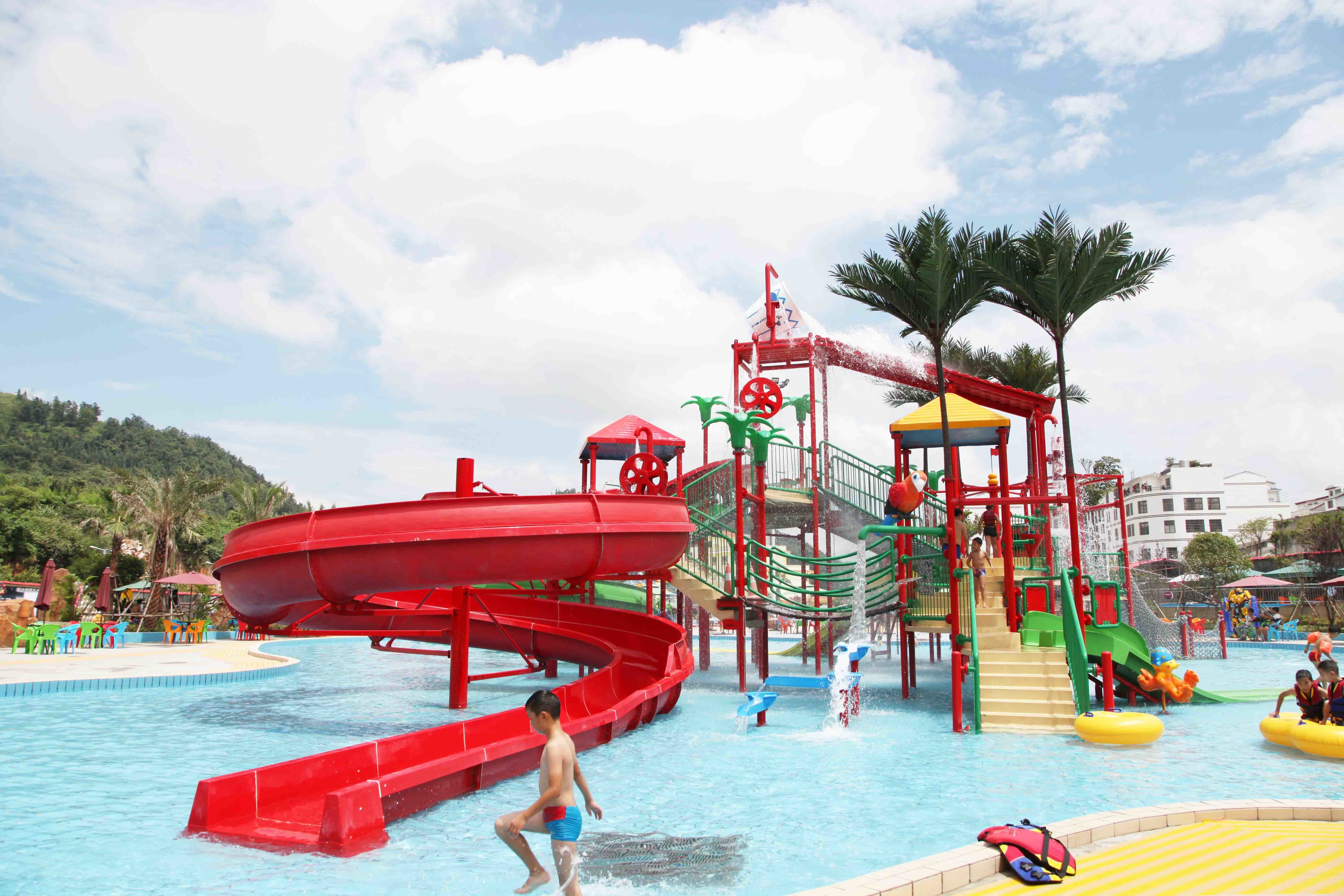 Children'S Outdoor Play Equipment , Commercial Playground Equipment SW-AB IV