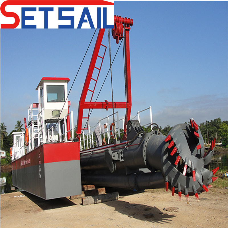 Durable Hull 6 Inch Cutter Suction Dredge with Diesel Engine
