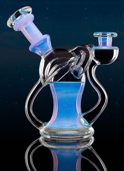 7inch Borosilicate Glass Bongs And Bubbler Colored Water Pipe Hookah W Shower