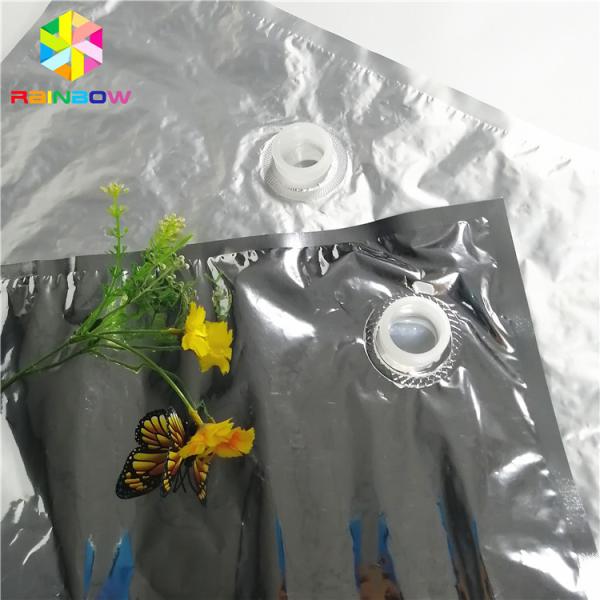 5L 10L Aluminum Foil Laminated Spout Bags Packaging Custom Water Oil Wine