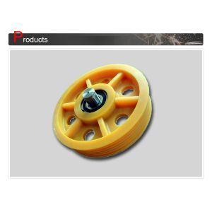 Customized Traction Elevator System Nylon Plastic Guide Pulley Sheave