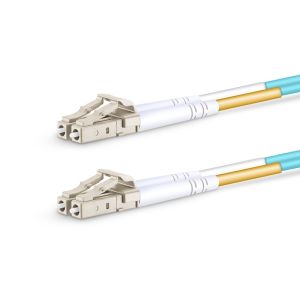 LC-LC Duplex OM3 Multimode Fiber Patch Cord 2.0mm 10G Ethernet