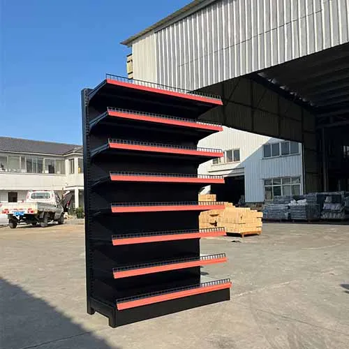 Factory Custom Size Color fashion store shelves grocery rack for wall