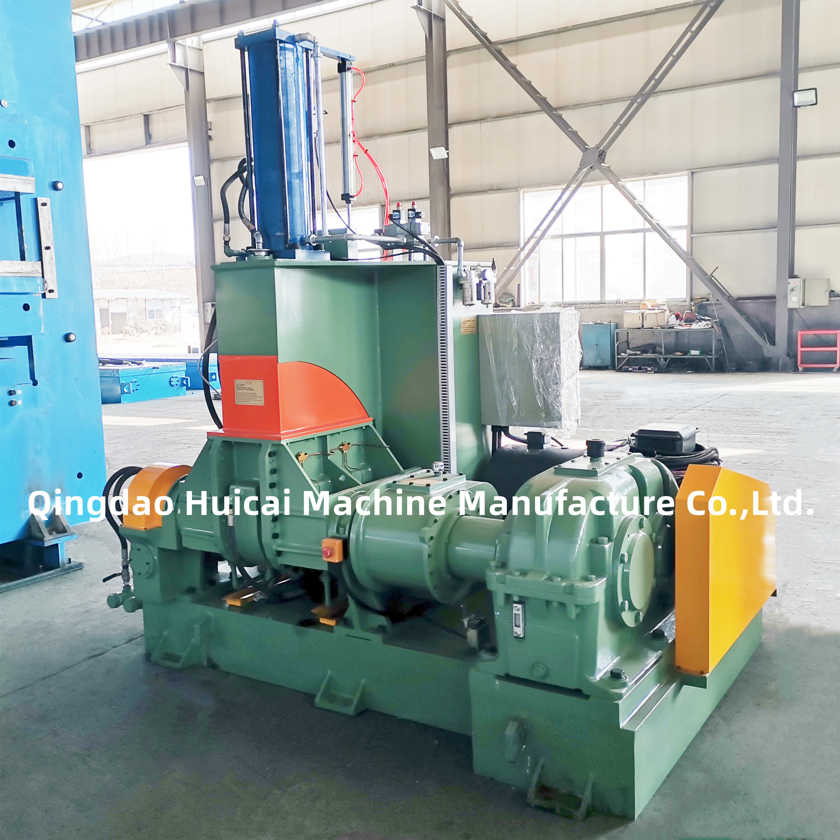 Manufacturing Plant Banbury Rubber Kneader Internal Mixer 55L 75L 110L 8000 KG Weight